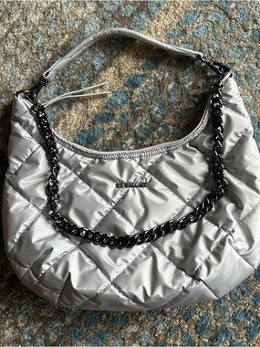 MZ Wallace Metallic Madison Quilted Shoulder Bag